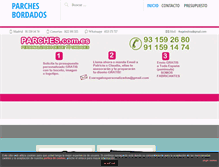 Tablet Screenshot of parches.com.es